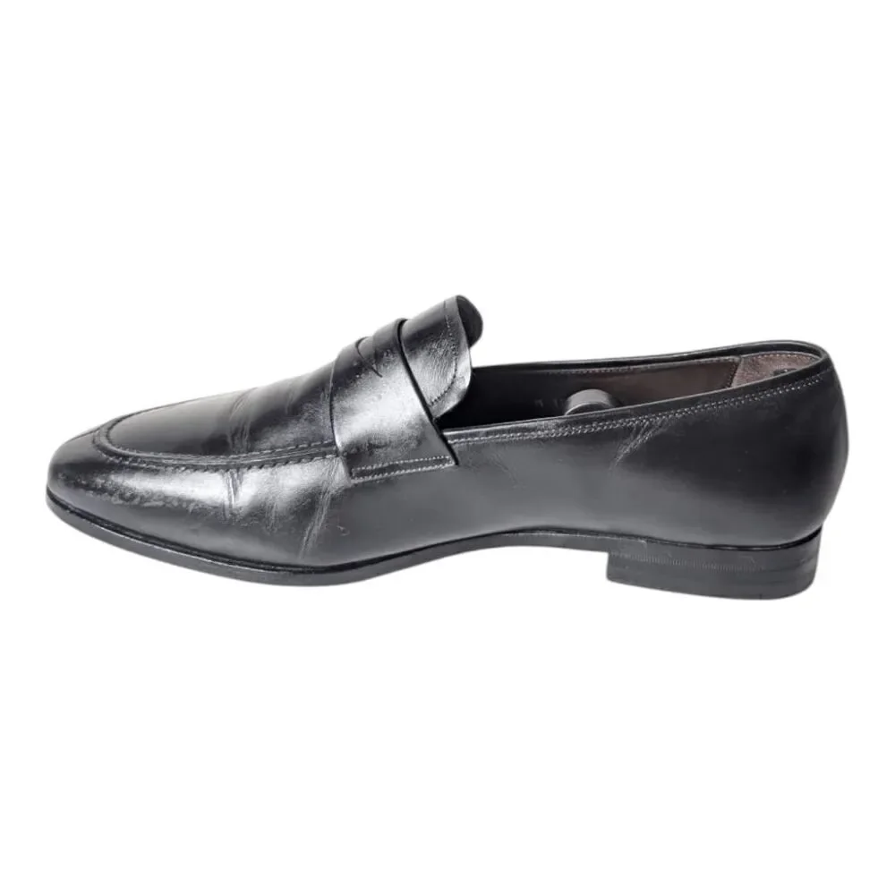MEZLAN Black Leather Loafer Size 11M